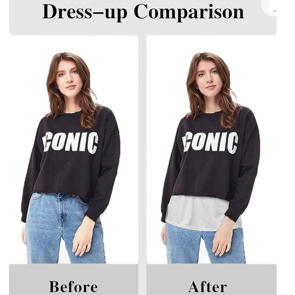 Shirt Extenders 3pk Woman’s Size 3X White/ Black/Grey Balle… Cover your butt😊 - Picture 1 of 15